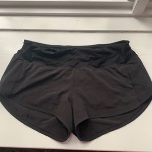 Black lulu lemon shorts